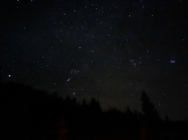 Stargazing at Tunnel View Yosemite