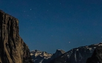 Starry Night Above Yosemite Valley 