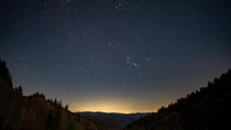 Starry Night in the Great Smoky Mountains NC 