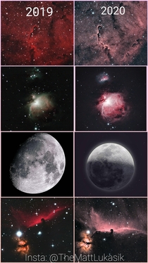 Started astrophotography from my backyard a bit over a year ago - this is my progress