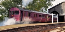 Steam railmotor  - Great Western Railway  - Didcot Railway Centre Oxfordshire England
