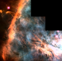 Stellar Nursery - The Orion Nebulas Proplyds or Baby Star Systems 