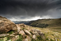 Storm at ft - Trail Ridge Road Rocky Mountain National Park -