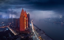 Stormy Evening in Chongqing China