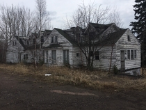 Straight out of a horror movie Abandoned motel on HWY  in Northern Minnesota 