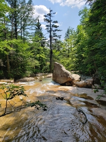 Stream at Franconia Notch State Park New Hampshire 