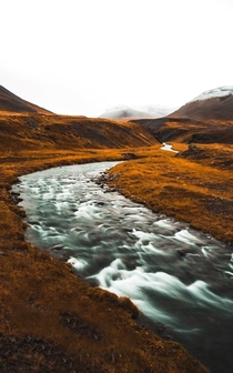 Stream in the West Fjords of Iceland 