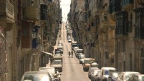 Street in Valletta Malta 