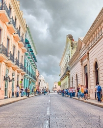 Street of Merida Mexico