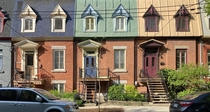 Streets and streets of rowhouses in Montreal