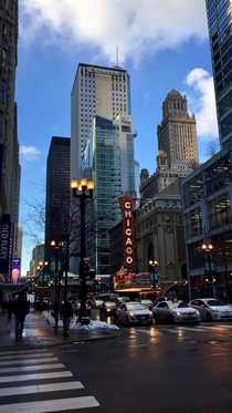 Streets of Chicago Illinois USA 