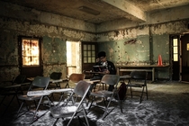 Studying in an abandoned psychiatric hospital in NY 