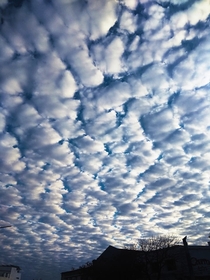 Stunning cloud formation Ive seen days ago Uruguay