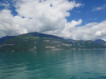 Stunning view of Lake Bachalpsee Switzerland  OC