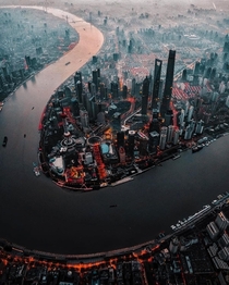 Stunning view of Shanghai