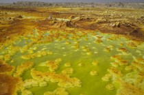 Sulphur deposits from hotsprings in Ethiopia 