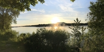 Summer Sunrise over the Wisconsin River  from a warmer time 