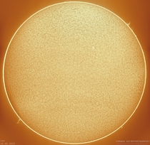 Sun this morning in Hydrogen-alpha
