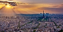 Sunburst over Paris 