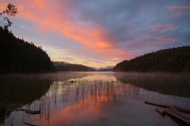 Sunrise at Amor Lake BC 