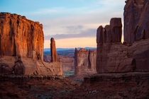 Sunrise at Arches National Park 