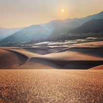 Sunrise at Great Sand Dunes National Park Mosca Colorado 