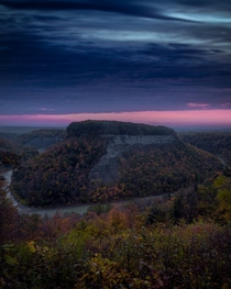 Sunrise at my favorite state park in the USA - Letchworth New York 