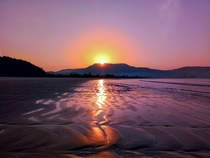 Sunrise at Sin Htauk Beach on the Dawei Peninsula Myanmar 