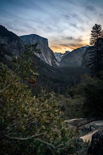Sunrise at Yosemite CA 