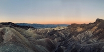 Sunrise at Zabriskie Point Death Valley OCx