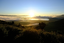 Sunrise atop Ngorongoro Crater Tanzania 