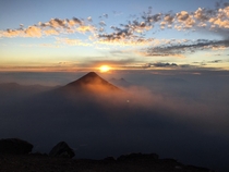 Sunrise from Acatenango Volcano Guatemala
