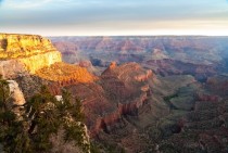 Sunrise from El Tovar Grand Canyon x