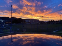 Sunrise I caught on campus this morning Golden CO