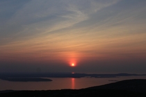 Sunrise in Acadia Maine