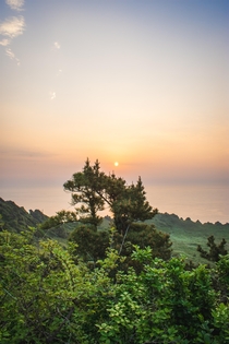 Sunrise in Jeju Korea 