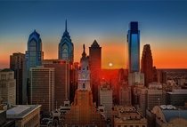Sunrise in Philadelphia