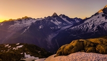 Sunrise in the French Alps 