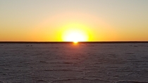Sunrise on Lake Eyre Australia 