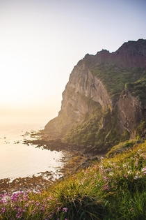 Sunrise on the Est of Jeju South Korea 