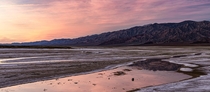 Sunrise on the Panamint Range Death Valley CA OC 