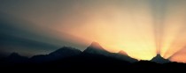 Sunrise over Machhapuchhre Nepal 