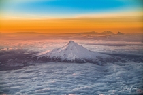 Sunrise over Mount Hood Oregon 