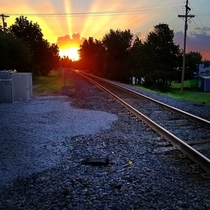 Sunrise over Pratt KS 