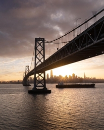 Sunrise over San Francisco