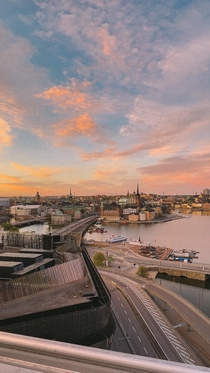 Sunrise over Stockholm