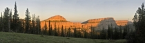 Sunrise Over the Chinese Wall - Bob Marshall Wilderness Area - Montana 