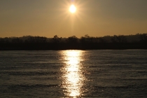 Sunrise over the Ohio River 