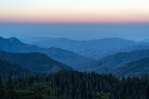 Sunrise today July   Sequoia National Forest CA USA 
