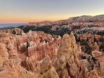 Sunset at Bryce Canyon Utah OC 